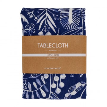 Tablecloth | Navy Natives | Linen | Large